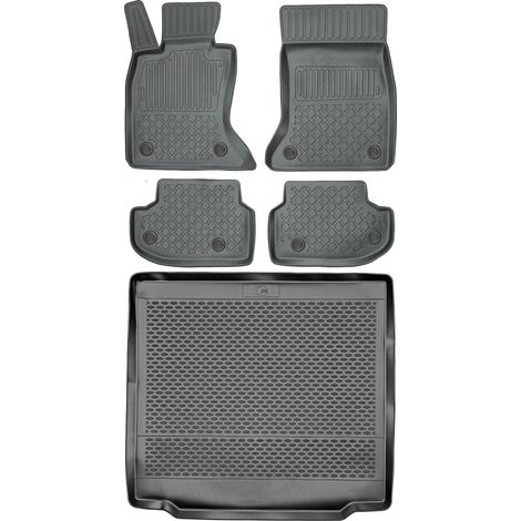 Juego de alfombrillas para coche y maletero para BMW Serie 5 F11 Touring/familiar (2013-2017).