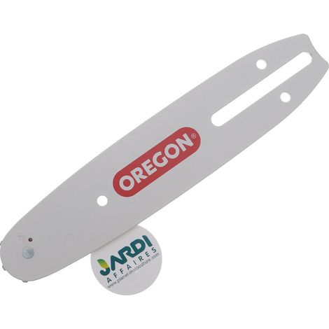 Jardiaffaires – Guide Oregon 20cm – Pas 3/8 Mini – Jauge 1.1mm – Compatible tronçonneuses Gardeo, Bosch, Craftsman, Echo, Makita, Remington - 084MLEA041 (1/3)