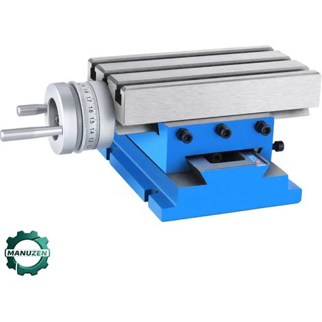 Manuzen - Table croisée de fraisage 185 × 100 mm – course XY de précision (1/5)