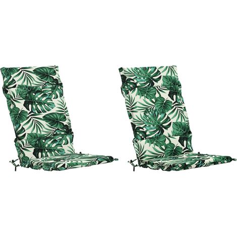 Coussins de Chaise à Dossier Haut en 2 Pièces GEMERT 2 pcs – aménagement extérieur