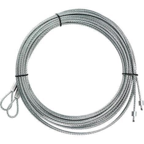 Câbles de Porte de Garage de 3.2 mm Diamètre 3 m, en Acier Galvanisé (1/5)