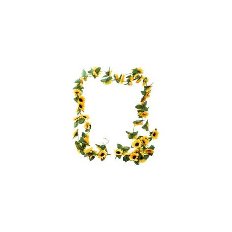 5 PCS Guirlande Tournesol Artificiel Fausse Fleur Guirlande Fleurs Artificielle Guirlandes de Tournesol Artificielles pour Décoration de Mariage à la Maison, Fête (1/5)