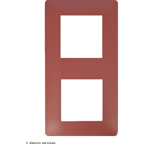 Plaque 2 postes essensya Sierra - HAGER WE562