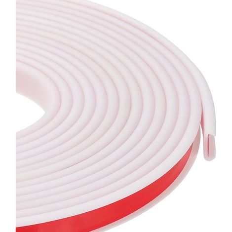 Bande de protection pour bords de meubles, clip intérieur blanc, 20 mm, 1 rouleau, 1 mètre, étanche, ruban anti-collision pour coins. (1/5)