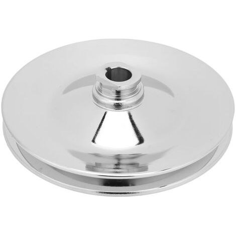 Polea de dirección asistida para bombas Chevy, polea de dirección asistida de ranura simple, eje con chavetero de 5/8 pulg. 8948 (1/5)