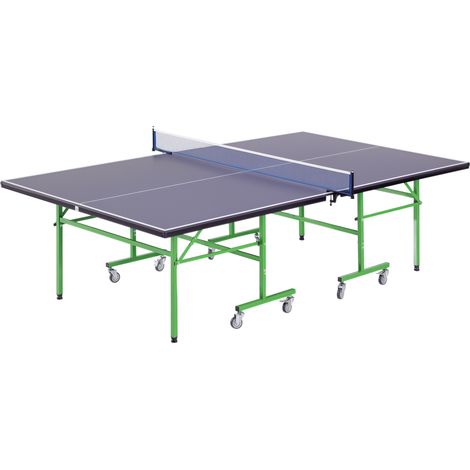 Tavolo da Ping Pong Pieghevole Interno con 8 Ruote 152.5 × 274 × 76cm (1/5)