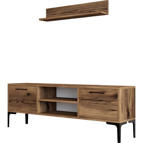 Mobili TV, tavolo TV, credenza bassa Unit Noce (1/5)
