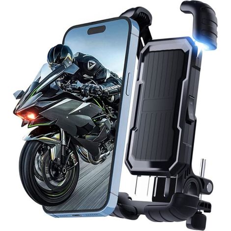 Accessoires portable pour voiture, Support Téléphone Voiture Porte Téléphone Voiture Rotatif à 360 Degrés (1/4)