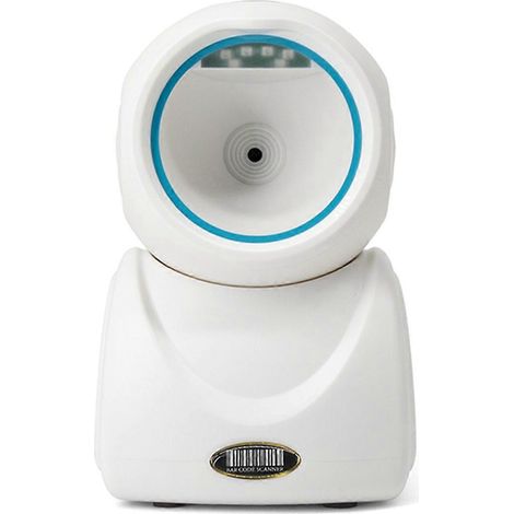 2D-Omnidirektionaler Barcode-Scanner Weiß