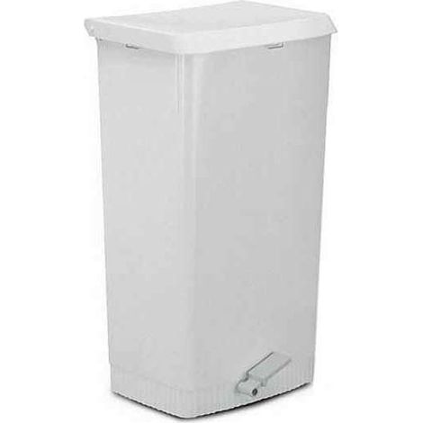 Bidone Universale Bianco da 60 litri con Chiusura Giganpl, Modello 5075/M (1/2)