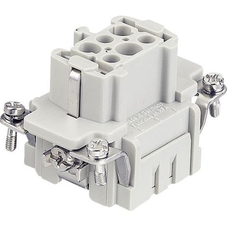 HARTING 09330062702 Buchseneinsatz Han® E 6 + PE Crimpen 1 St.