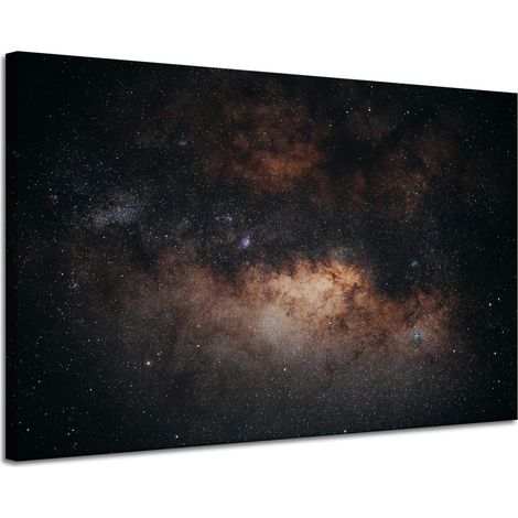 Impression sur toile Espace Galaxie Étoiles 120x80cm (1/4)