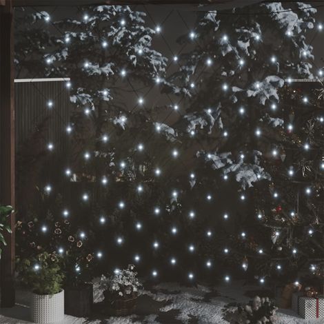 Décoration de Noël - Filet lumineux blanc froid de Noël 3x3 m 306 LED Int/ext -WYW41281 (1/5)