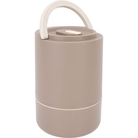 Boîte à lunch isotherme multicouche en acier inoxydable 304, sûre, durable et portable, idéale pour l'école, le bureau et le café. (1/5)