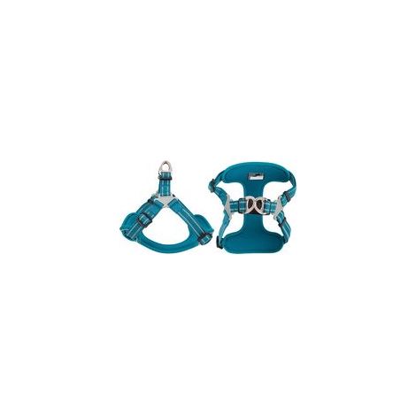 Harnais pour chien réglable en maille douce, gilet anti-traction facile à enfiler, sécurité réfléchissant pour petit et moyen chien, extérieur – Taille S–