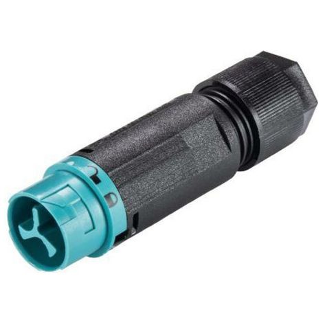 Wieland Electric 46.032.4551.6 Cosse cylindrique mâle mâle, droit Nombre total de pôles: 2 Série (co (1/3)