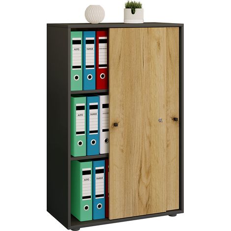 Büroschrank Schiebetüren Lona 3fach (1/2)