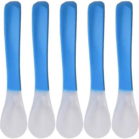 Cuchara De Silicona - Para Primeros Alimentos Del Bebé - Flexible Y Segura - 1 Unidad (1/5)