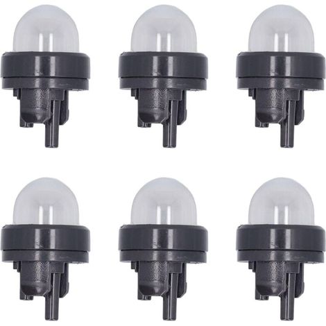 Ampoule d'huile de Tronçonneuse, Pièces de Rechange en Plastique et Caoutchouc 188-512, Taille Compacte, Ensemble d'ampoules d'amorçage 6 Pièces pour Petit Moteur 2 Temps (1/5)