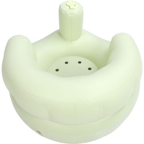 Canapé gonflable pour bébé en PVC, doux, confortable, portable, avec pompe intégrée, chaise gonflable pour le bain, le repas et les jeux avec des jouets. (1/5)