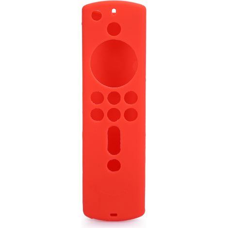 Stück weiche, rutschfeste Silikon-Schutzhülle für die Fire TV 5,9-Zoll-Fernbedienung, rot (1/5)