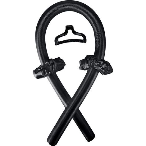 Kit de bouclage pour boucler les cheveux sans chaleur et fer à friser Noir (1/5)