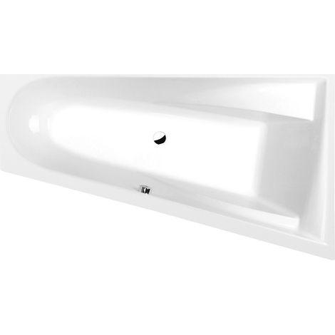 CHIQUITA R Bain asymétrique 170x100x45cm, Blanc