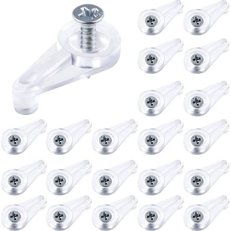 100 pinces à verre pour portes et armoires vitrées (1/5)
