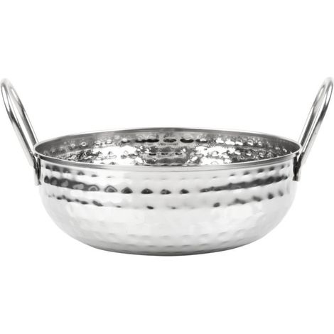 Plat Kadai en inox martelé Table Presentation 170mm - Ref HY106 - Olympia (1/5)