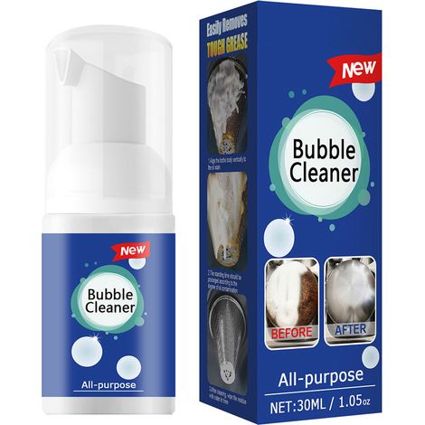 Mehrzweck-Schaumreiniger für Haushalt, Küche und Bad [Nettoinhalt 30/100 ml] Professionelle Formel, ungiftig, umweltfreundlich, nicht korrosiv (1/5)