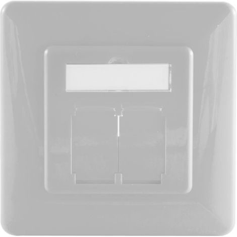 Piastra di rete sconn-maximum-connectivity 74281-PW plastica 8x8 cm