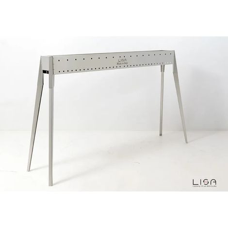 Barbecue a carbone per arrosticini Lisa Miami 1200 in acciaio inox (1/10)