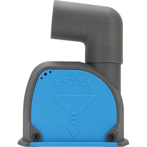 Cache-poussière pour meuleuse d'angle de 10 à 11,5 cm (4 à 4,5 pouces) avec disque plat rond en V pour le rainurage et la découpe de murs et de sols. (1/5)