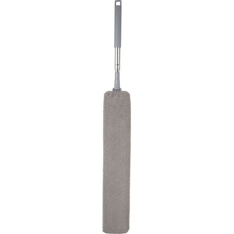 Teleskop-Staubwedel, Mikrofaser-Staubwedel mit Edelstahlgriff, waschbare, flexible Bürste zum Entfernen von Staub von Sofabetten, Möbeln, Böden und Hausstaub.