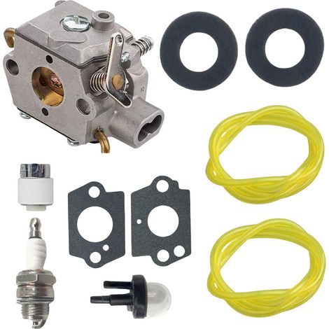 Kit combiné carburateur 753-05133 with bulbe d'amorçage, hartite itsence, bofromrgie, joint papier (1/2)