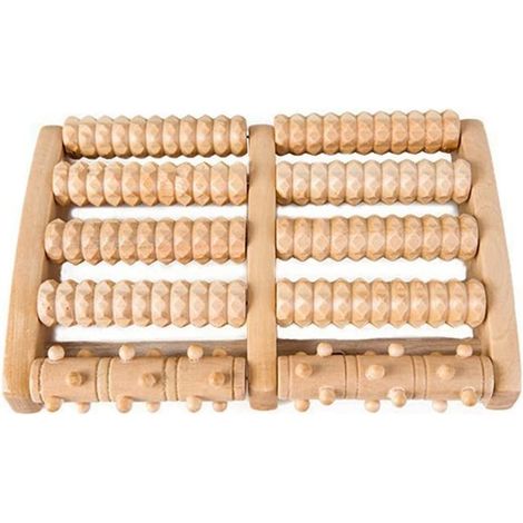 Rouleau en bois pour massage des pieds-AquaForge (1/4)