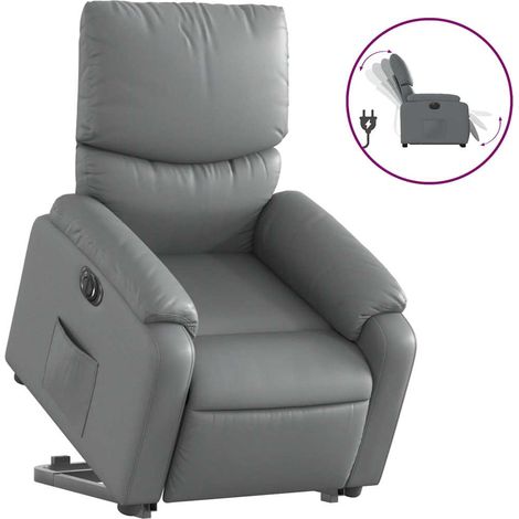 Maison Exclusive - Relaxsessel mit Aufstehhilfe Elektrisch Grau K