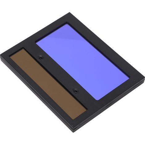 Lentille de soudage à assombrissement automatique 92,5 x 42,5 mm, protection solaire réglable pour casque de soudage, outil de soudage à grand champ de vision (1/5)