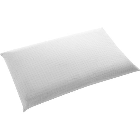 Night Time Oreiller en Latex Coton, Blanc, 80 x 50 cm (1/2)