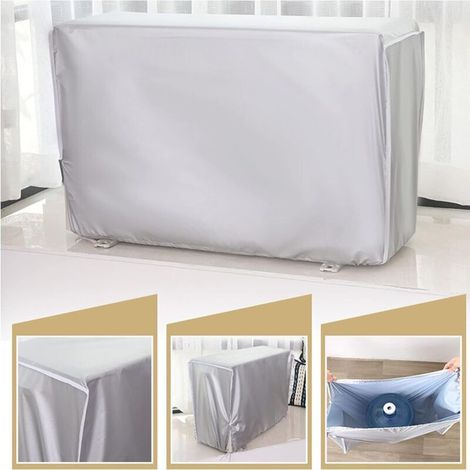 Housse de protection pour meubles de jardin, housse de climatiseur extérieur, housse de protection imperméable pour climatiseur extérieur, anti-poussière et anti-neige (dimensions : 100 x 41 x 80 cm)