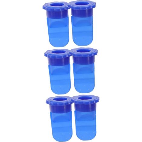 Set of 6 silicone non-return valves for sewer drain pipes, deodorizing core, floor drain pipe, silicone sink