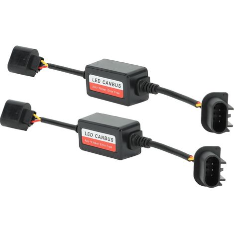 2 Stück LED-Scheinwerfer-Decoder-Widerstand Canbus-Decoder für H13 9008 Stecker LED-Scheinwerfer Nebelscheinwerfer (1/5)