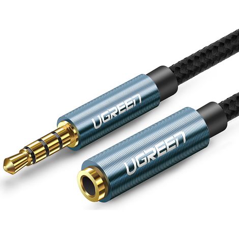 Cavo di prolunga audio AUX UGREEN AV118 con jack da 3,5 mm, 2 m (nero) (1/5)