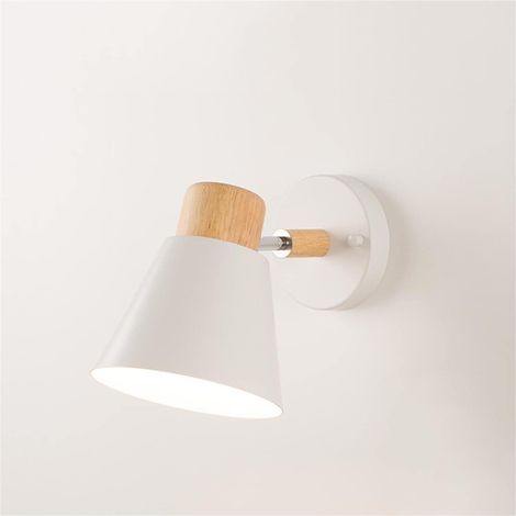 Lampadario/applique da parete, bianco, adatto per sala da pranzo, colore cemento, blu, bagno, ufficio, esterno, soggiorno, cucina (1/5)