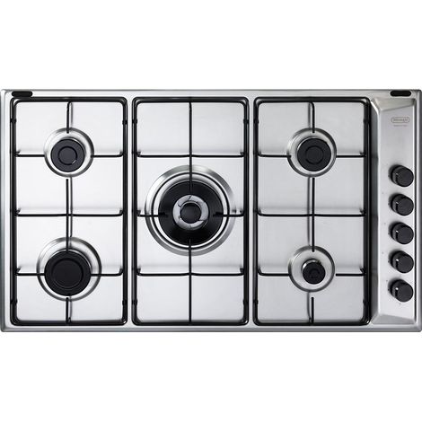 De'Longhi FLA 59 DD Einbaukochfeld Edelstahl 86 cm Gas 5 Brenner