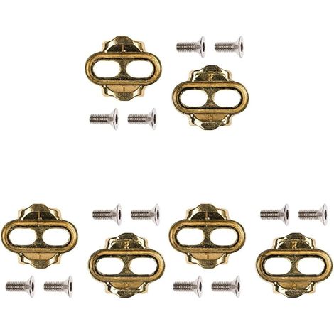 1 - Flotteur - Pédale de vélo - Angle 15 degrés - Compatible multi-modèles - Usage adulte - Argenté