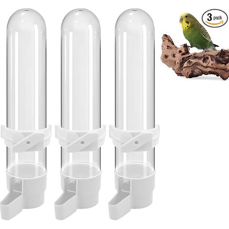 Abreuvoir Oiseaux,Distributeur d'eau Bird 120ML,Buveur,Distributeur D'eau Oiseau,Mangeoires Eau,Plastique Abreuvoir Mangeoires pour Oiseaux (1/5)