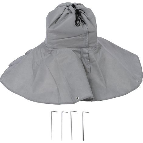 Palm root protector, constant temperature, prevents cold, winter protection cover for plants, grey (1/5)