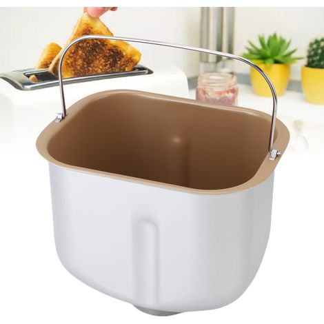[Panier de Cuisson] [Remplacement Compatible] Bucket Stainless Steel Interne pour Machines à Pain Domestiques et Professionnelles - Revêtement Antiadhésif, Matériaux Résistants et Sécurisés Grade Alim (1/5)