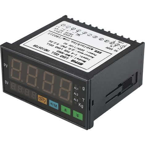 Digitale Wägeanzeige mit LED-Anzeige, Signaleingang für 1–4 Wägezellen (1/5)